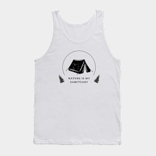 Nature is my sanctuary Camping Tank Top